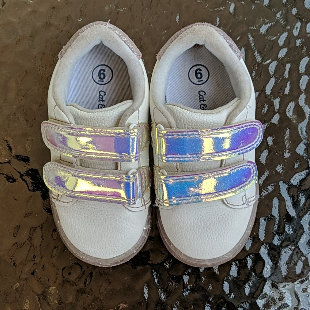 🍃Cat & Jack Toddler Shoes Sparkle & Glam Size 6